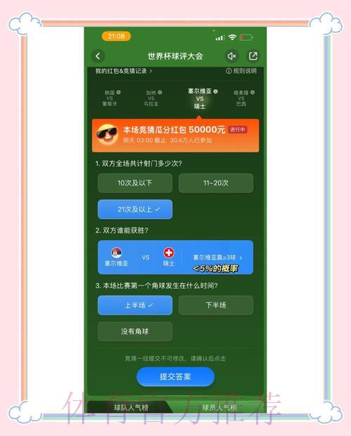 世界杯竞猜活动有哪些参与技巧
