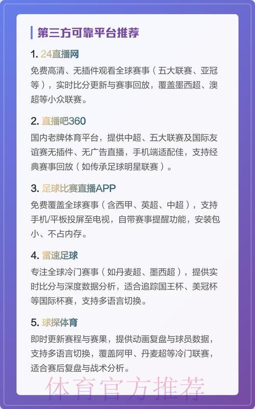 精选免费收看世界杯直播的优质网站推荐
